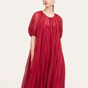 Rebecca Taylor Sunburst Pleat Dress